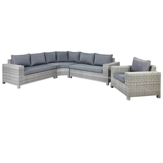 Muebles de jardín con sombra