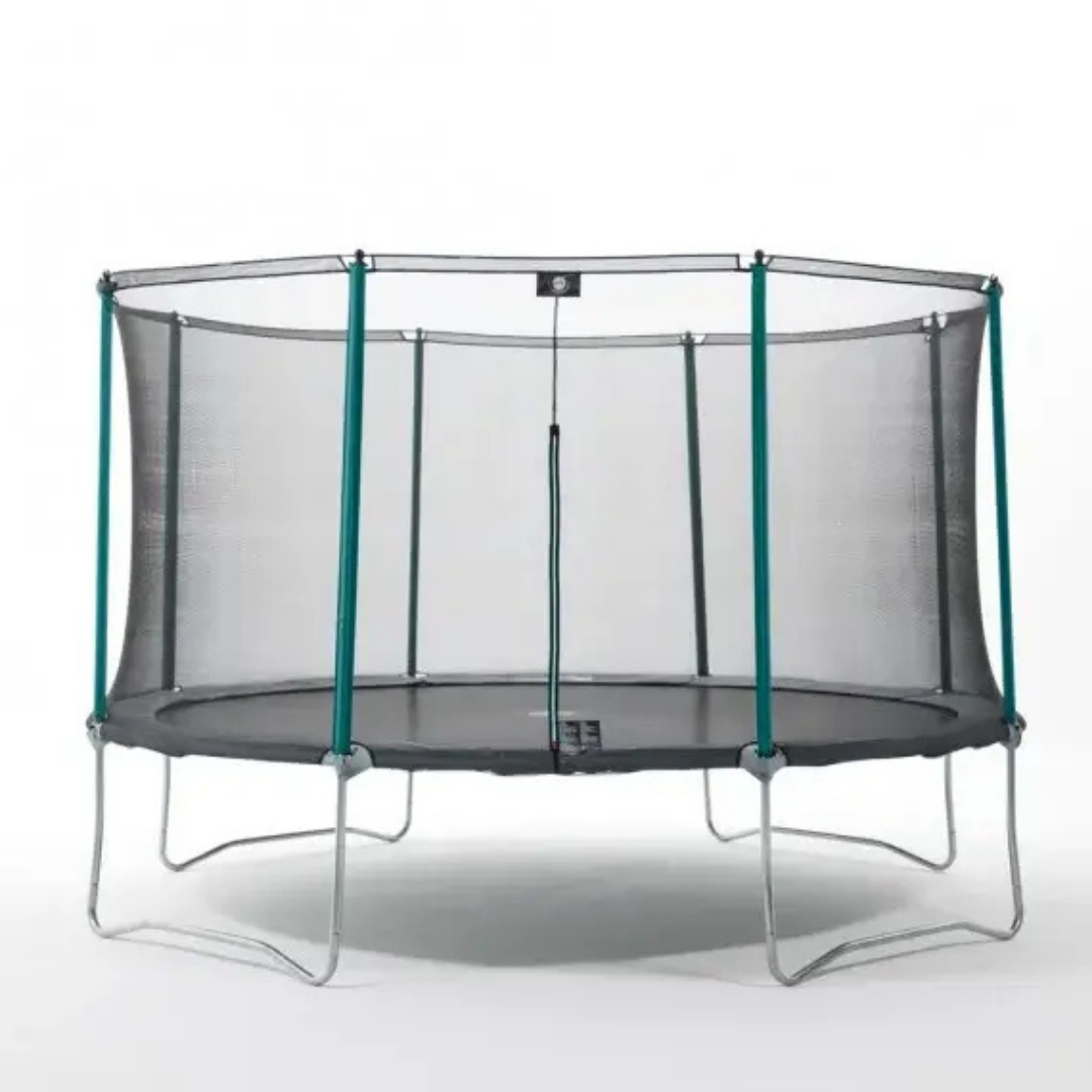 Trampolín redondo de 430 cm con red de seguridad 