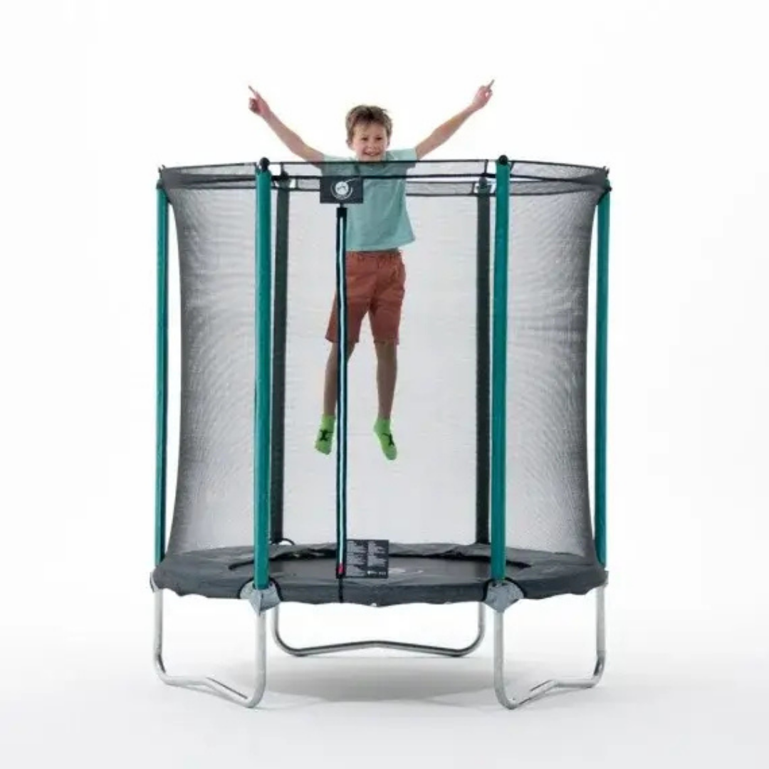 Trampolín redondo de 180 cm con red de seguridad 