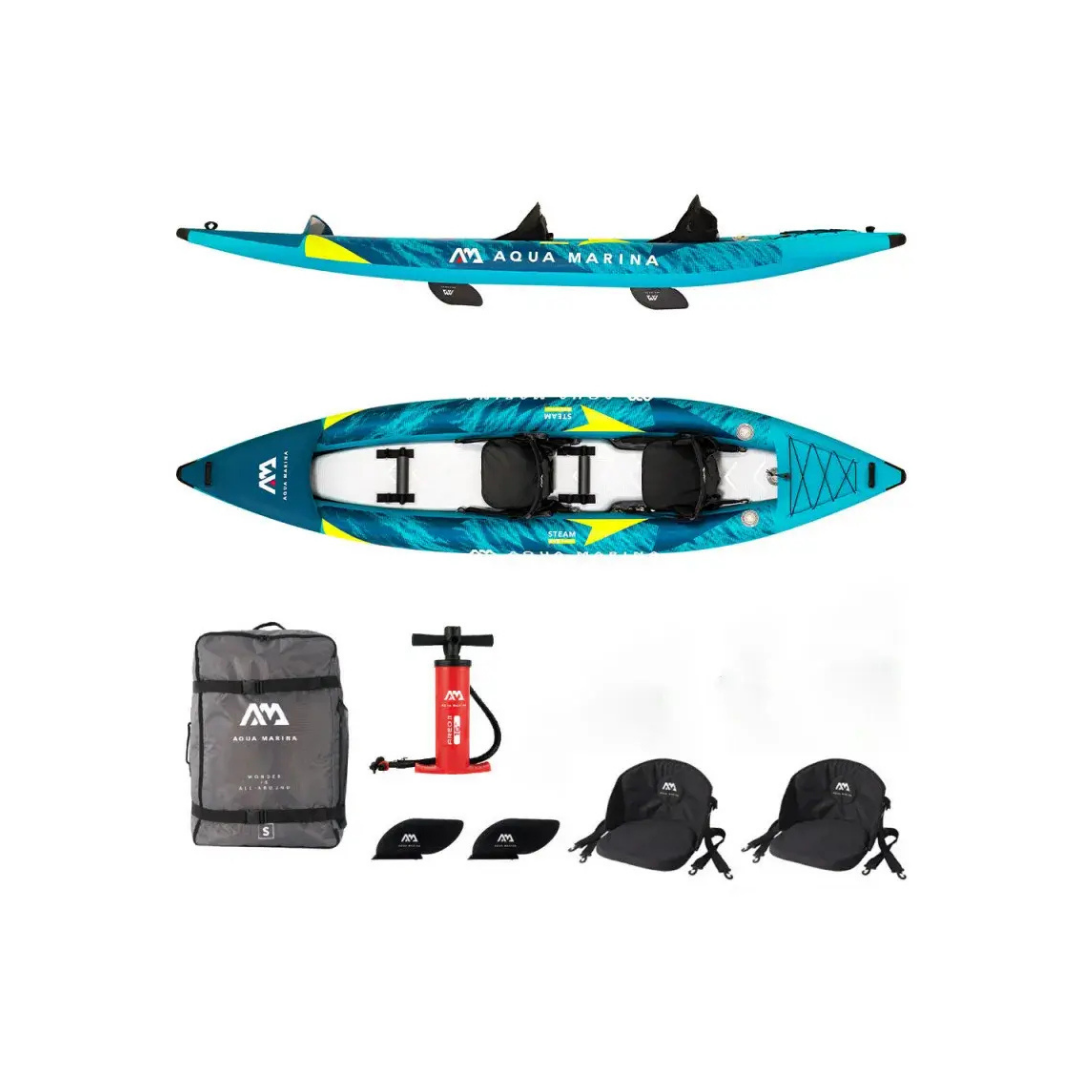 Kayak inflable Aqua Marina Steam 412 para 2 personas 