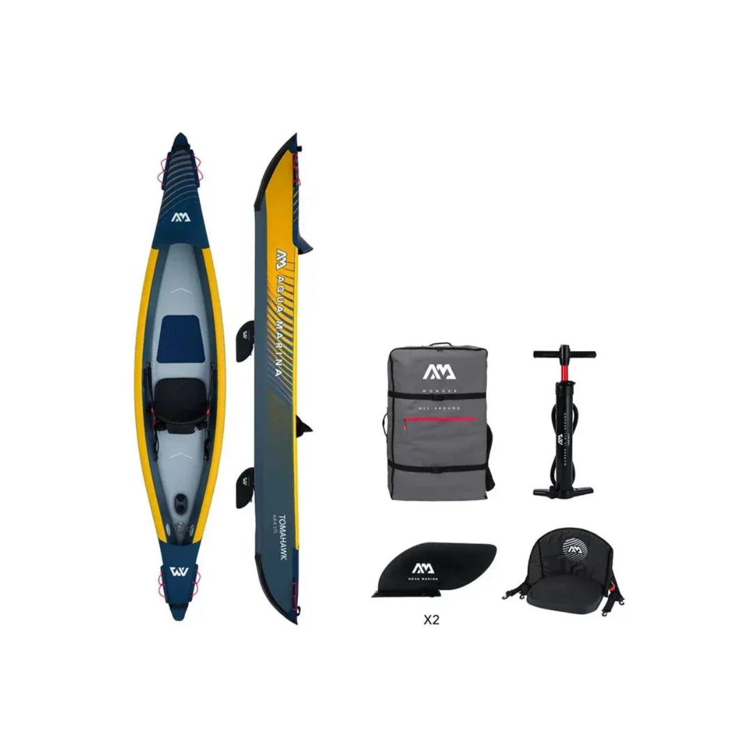 Kayak inflable Aqua Marina Tomahawk AIR-K para 1 persona 