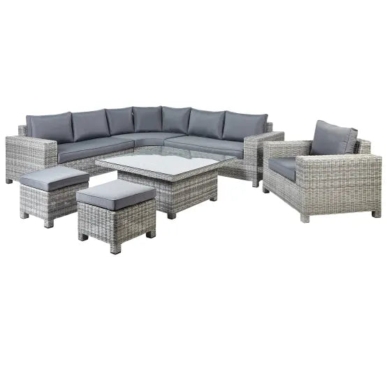 Muebles de jardín con sombra