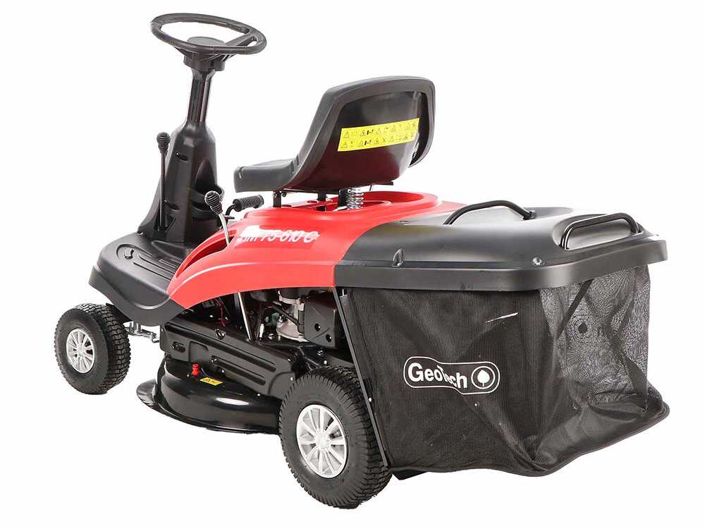 Cortadora de césped con asiento Geotech RM 75-610 C