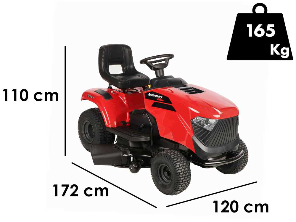 Cortadora de césped con asiento SD 98 HD
